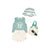 BUHO Baby Terry T-Shirt Green Moss available at SMOL Store, Lebanon