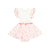 Buho Baby Bali Combi Dress Coral available at SMOL Store, Lebanon