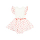 Buho Baby Bali Combi Dress Coral available at SMOL Store, Lebanon