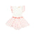 Buho Baby Bali Combi Dress Coral available at SMOL Store, Lebanon