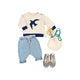 Buho Baby Bird Jumper Ecru from Buho Barcelona available at SMOL Store