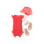 Buho Baby Rib Ruffle Culotte Coral available at SMOL Store Lebanon