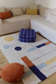 Washable Rug Geometrical Shapes Small