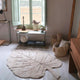 Washable Rug Monstera Natural