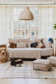 Washable Rug Tartan Blue Sage