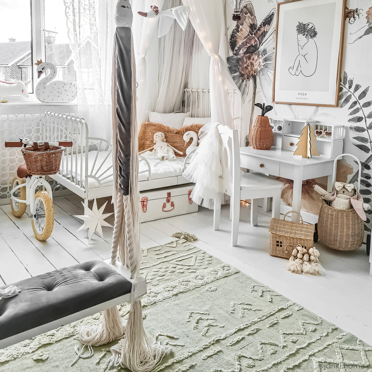 LORENA CANALS Washable Rug Tribu Olive – Smol