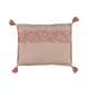 Ivy Small Rectangle Cushion Embroidered Mink