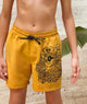 Octopus Pirate Swim Shorts Yellow