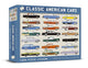 Classic American Cars 1000 pc Jigsaw