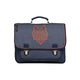 Caramel & Cie Cartable Moyen Loup Bleu backpack