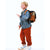 Caramel and Cie Cartable Moyen Simba backpack
