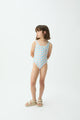 Compania Fantastica Daisies Swimsuit Light Blue