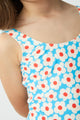 Compania Fantastica Daisies Swimsuit Light Blue