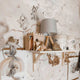 Preorder - Delivery 40 to 45 days Swans Beige Wallpaper