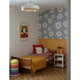 Preorder - Delivery 40 to 45 days Tuscan Daisies Blue Wallpaper