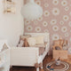 Preorder - Delivery 40 to 45 days Tuscan Daisies Pink Wallpaper