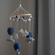 Air Balloons Mobile Pennants Dark Blue