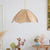 Suspension Fleur Double en Cannage