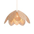 Suspension Fleur Double en Cannage