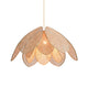 Suspension Fleur Double en Cannage