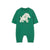 Dog Graphic One Piece Base Dark Emerald