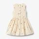 Thelma Dress Ivory Embroidery Flowers