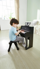 Piano With Stool Black