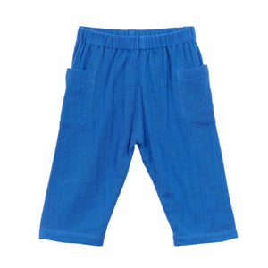 Double Voile Baby Pants Cobalt
