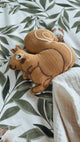 Rattle Toy Squirrel With Nappie