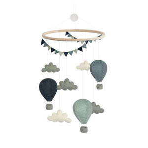 Air Balloons Mobile Pennants Mix Blue