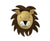 Animal Head Lion Beige