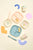 Tableware Set Confetti Lilac