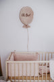 Cot Bumper Washed Stars Pink