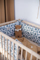 Cot Bumper Denim Lions