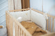 Cot Bumper Washed Stars Natural