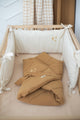 Cot Bumper Washed Stars Natural