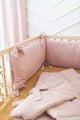 Cot Bumper Washed Stars Pink