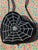 Tut Shoulder Bag Black Spider Web