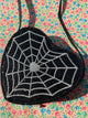 Tut Shoulder Bag Black Spider Web
