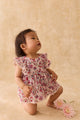 Lena Rompers Cream Floral Heaven