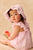 Salome Rompers Cotton Pink Schiffli
