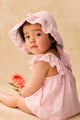 Salome Rompers Cotton Pink Schiffli