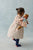 Saralinou Dress Printed Cream Pink Sorrel