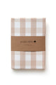 Fitted Sheet Gingham Nude