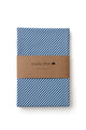 Fitted Sheet Small Stripes Night Blue