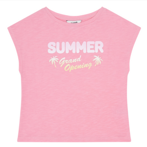 Short Sleeves T-shirt Candy Pink