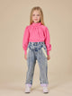 Sofia Embroidered Puff Sleeve Skivvy