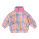 GOLDIE AND ACE Rainbow Gingham Reversible Jacket