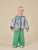 Arlo Wide Leg Pant Fern Vanilla