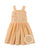 Emily Ruffled Apron Dress With Botanical Embroidery